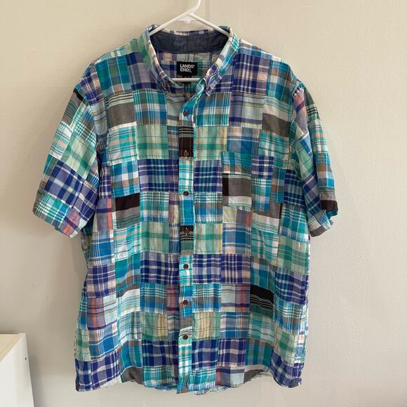 Men's XL Tall LANDS' END Button down shirt - Picture 1 of 6